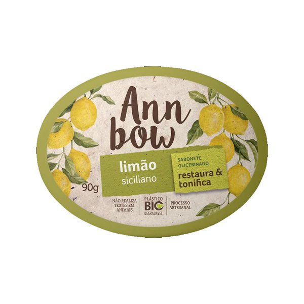Sabonete Ann Bow Limão Siciliano 90g Sabonete Ann Bow Limão Siciliano 90g
