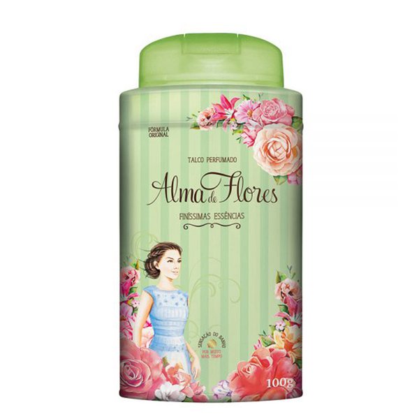 Talco Alma de Flores Clássico 100g Talco Alma de Flores Clássico 100g