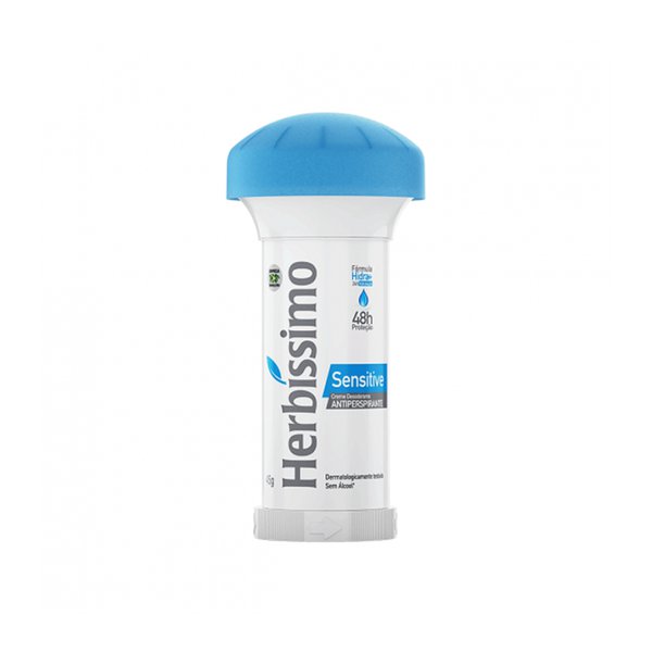 Creme Desodorante Herbíssimo Antiperspirante Stick Sensitive 45g Creme Desodorante Herbíssimo Antiperspirante Stick Sensitive 45g