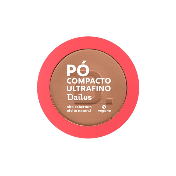 Pó Compacto Ultrafino Dailus D9 Escuro 10gr Pó Compacto Ultrafino Dailus D9 Escuro 10gr