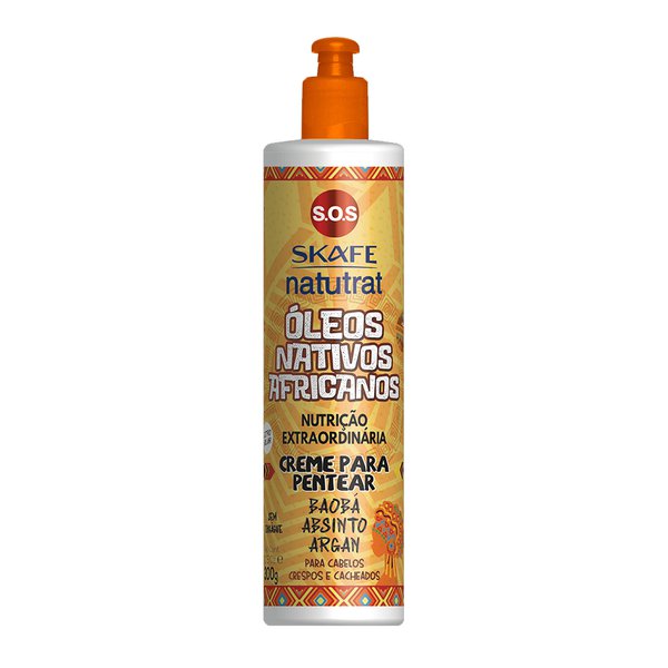 Creme para Pentear Natutrat S.O.S Óleos Nativos Africanos 300ml Creme para Pentear Natutrat S.O.S Óleos Nativos Africanos 300ml