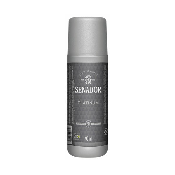 Desodorante Spray Senador Platinum 90ml Desodorante Spray Senador Platinum 90ml