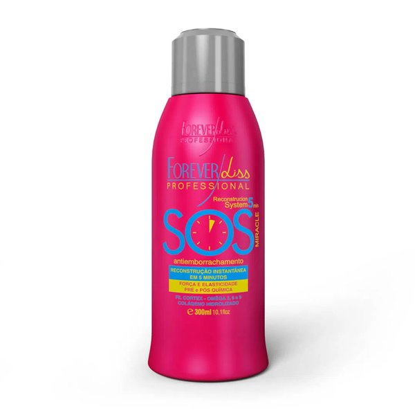 Reconstrutor Capilar Forever Liss SOS Antiemborrachamento 300ml Reconstrutor Capilar Forever Liss SOS Antiemborrachamento 300ml