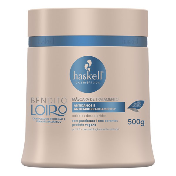 Máscara Capilar Haskell Bendito Loiro 500g Máscara Capilar Haskell Bendito Loiro 500g