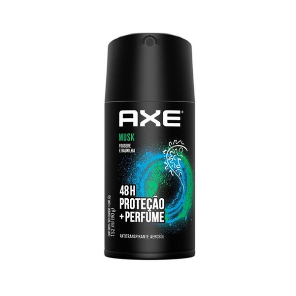 Desodorante Aerosol Axe Musk 150ml Desodorante Aerosol Axe Musk 150ml