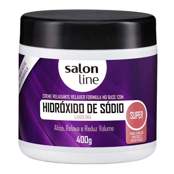 Creme Relaxante Salon Line Hidróxido de Sódio Super 400gr Creme Relaxante Salon Line Hidróxido de Sódio Super 400gr