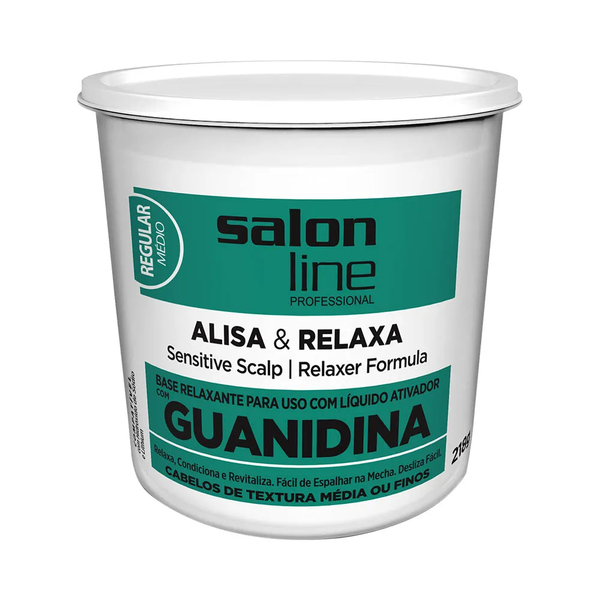 Creme Relaxante Salon Line Guanidina Tradicional Regular 215gr Creme Relaxante Salon Line Guanidina Tradicional Regular 215gr