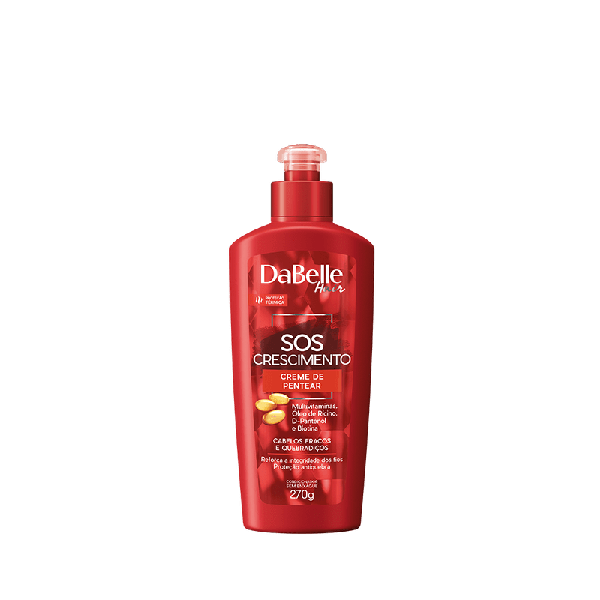 Creme de Pentear DaBelle SOS Crescimento 270g Creme de Pentear DaBelle SOS Crescimento 270g