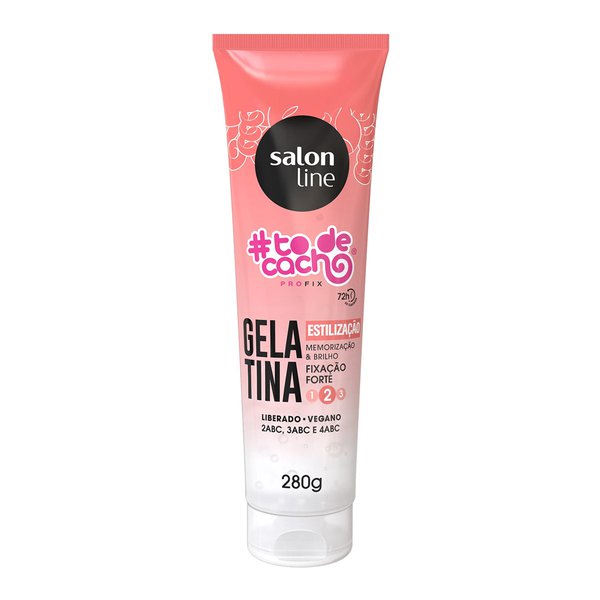 Gelatina Salon Line TodeCacho Fixação Forte 280g Gelatina Salon Line TodeCacho Fixação Forte 280g