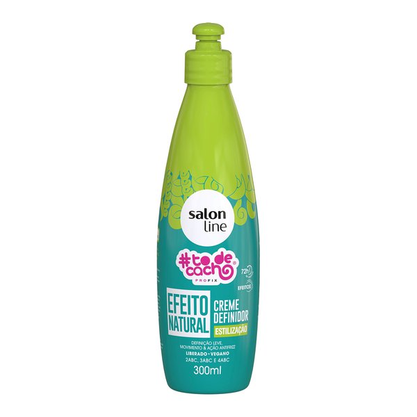 Creme Definidor Salon Line TodeCacho Efeito Natural 300ml Creme Definidor Salon Line TodeCacho Efeito Natural 300ml