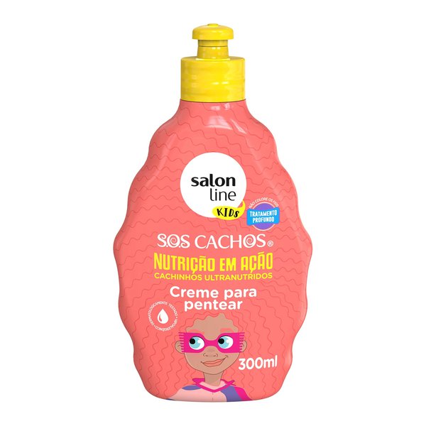 Creme para Pentear Salon Line Infantil SOS Nutrição em Ação 300ml Creme para Pentear Salon Line Infantil SOS Nutrição em Ação 300ml