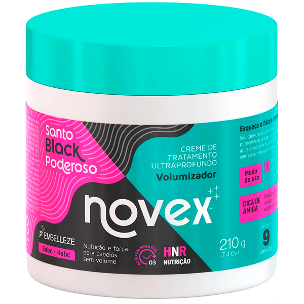 Creme de Tratamento Novex Meus Cachos Santo Black 210g Creme de Tratamento Novex Meus Cachos Santo Black 210g