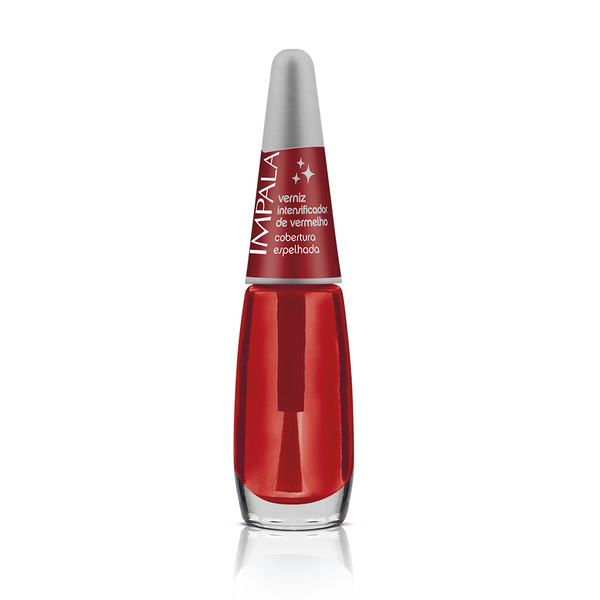 Esmalte Impala Verniz Intensificador de Vermelho -Cobertura Espelhada 7,5ml Esmalte Impala Verniz Intensificador de Vermelho -Cobertura Espelhada 7,5ml