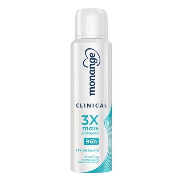 Desodorante Monange Clinical Revigorante Aerosol 94g Desodorante Monange Clinical Revigorante Aerosol 94g