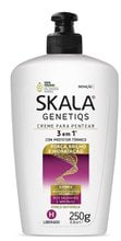 creme para pentear 3 em 1 skala genetiqs força, brilho e hidratação com 250g creme para pentear 3 em 1 skala genetiqs força, brilho e hidratação com 250g