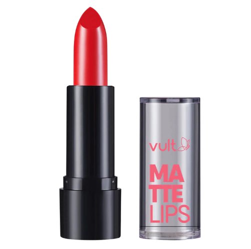 Batom Vult Matte Lips Vermelho Real - 3,6g Batom Vult Matte Lips Vermelho Real - 3,6g