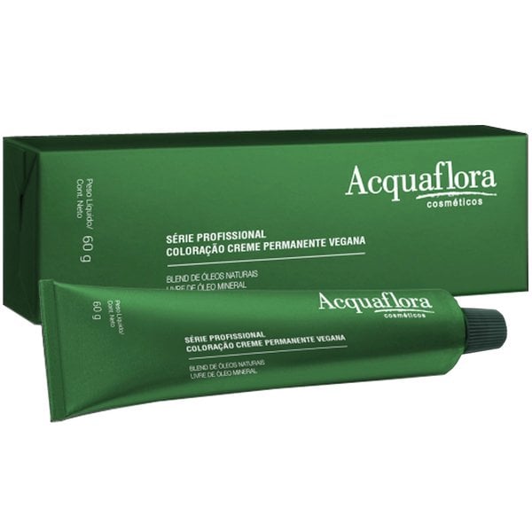 Coloração Permanente Vegana Acquaflora 60g - 1.1 Preto Azulado Coloração Permanente Vegana Acquaflora 60g - 1.1 Preto Azulado