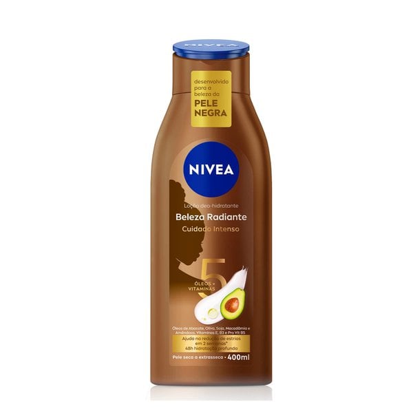 Loçao hidratante Nivea 400 ml Cuidado Intenso Pele Negra Loçao hidratante Nivea 400 ml Cuidado Intenso Pele Negra