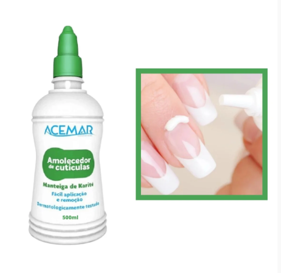 Amolecedor De Cuticula Acemar 500ml Manteiga Karinte Amolecedor De Cuticula Acemar 500ml Manteiga Karinte