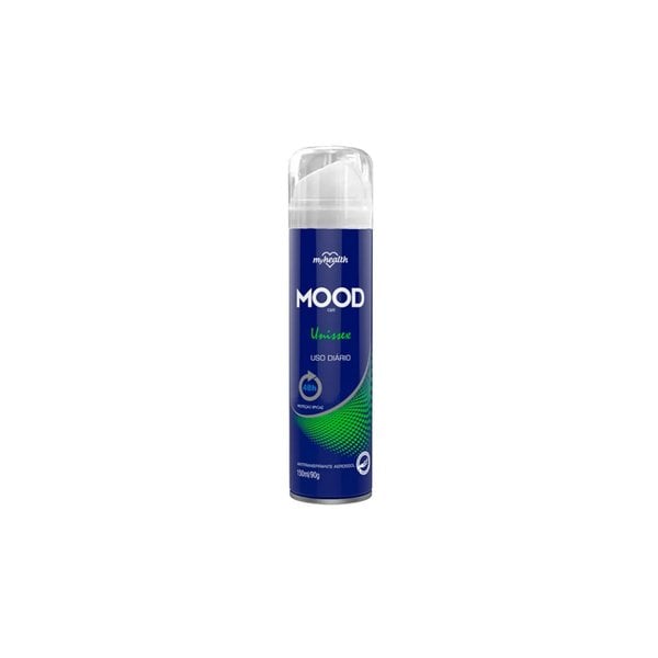 Desodorante Aerossol Mood 150 Ml Unissex Uso Diario Desodorante Aerossol Mood 150 Ml Unissex Uso Diario