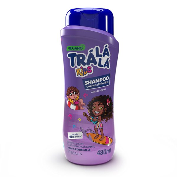 Shampoo Trá Lá Lá Kids Crespos 480ml Shampoo Trá Lá Lá Kids Crespos 480ml