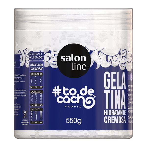 Gelatina Salon Line To De Cachos Cremosa 550g Gelatina Salon Line To De Cachos Cremosa 550g