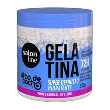 Gelatina Salon Line To De Cachos Super Definição Hidratante 550g Gelatina Salon Line To De Cachos Super Definição Hidratante 550g