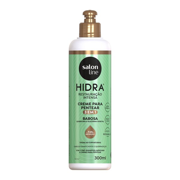 Creme De Pentear Hidra Salon Line 3 Em 1 Babosa 300 ml Creme De Pentear Hidra Salon Line 3 Em 1 Babosa 300 ml