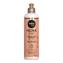 Creme De Pentear Hidra Salon Line 3 Em 1 Oleo De Coco 300ml Creme De Pentear Hidra Salon Line 3 Em 1 Oleo De Coco 300ml