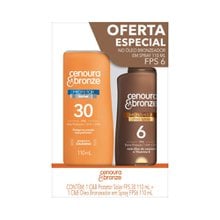 Protetor solar C&B promoçao oleo spray fps 6 110 ml + FPS 30 110 ml Protetor solar C&B promoçao oleo spray fps 6 110 ml + FPS 30 110 ml