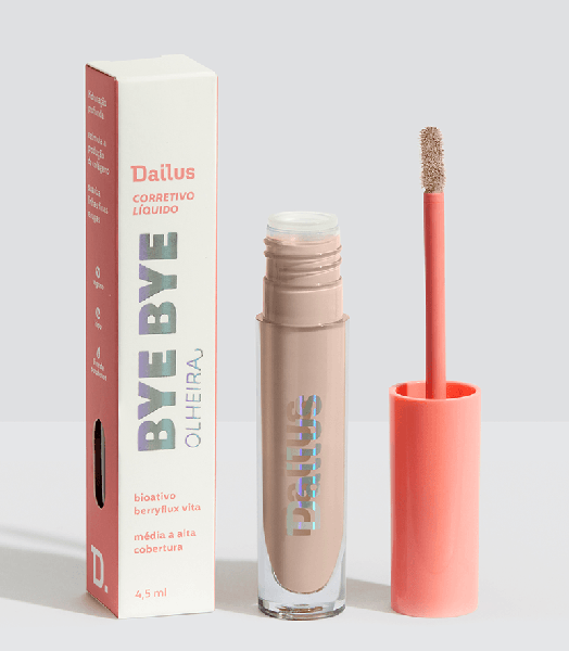 Corretivo Líquido Dailus Bye Bye Olheira D1 - Claro 4,5ml Corretivo Líquido Dailus Bye Bye Olheira D1 - Claro 4,5ml