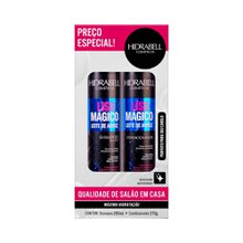 Kit Shampoo 285 ml + Condicionador 270 ml Hidrabell Liso Magico Kit Shampoo 285 ml + Condicionador 270 ml Hidrabell Liso Magico