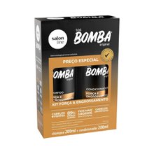 Kit Salon Line Shampoo + Condicionador SOS Bomba Engrossador 200ml Kit Salon Line Shampoo + Condicionador SOS Bomba Engrossador 200ml