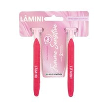 Aparelho de Depilação Lamini Femme Sensitive com 3 Laminas Fita Lubrificante e Cabo Aderente com 2 Unidades Aparelho de Depilação Lamini Femme Sensitive com 3 Laminas Fita Lubrificante e Cabo Aderente com 2 Unidades
