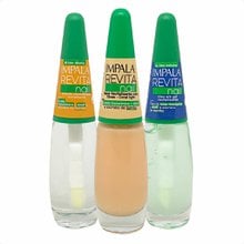 Kit Impala Revitanail: Base Coral Light + Solução Concentrada + Oleo em Gel Revitalizante Kit Impala Revitanail: Base Coral Light + Solução Concentrada + Oleo em Gel Revitalizante