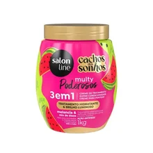 Creme Condicionador Cachos Dos Sonhos Salon Line Melancia 3 em 1 Multy Poderosos 1Kg Creme Condicionador Cachos Dos Sonhos Salon Line Melancia 3 em 1 Multy Poderosos 1Kg