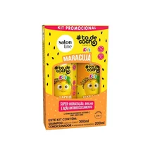 Kit Shampoo 300ml + Condicionador 200ml Salon Line Todecacho Maracuja Kit Shampoo 300ml + Condicionador 200ml Salon Line Todecacho Maracuja