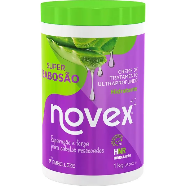 Creme de Tratamento Embelleze Novex Super Babosão 1kg Creme de Tratamento Embelleze Novex Super Babosão 1kg