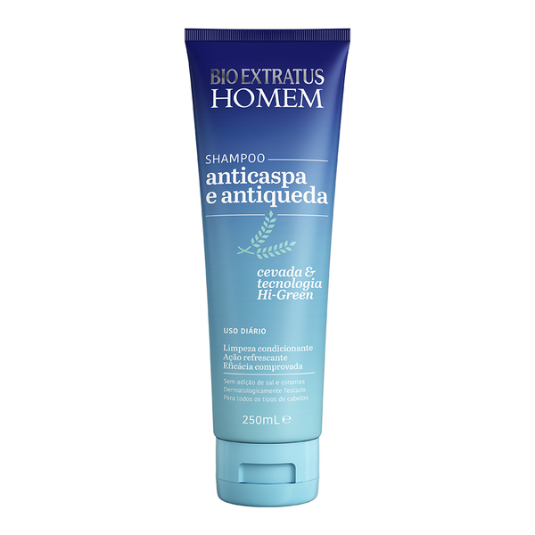 Shampoo Bio Extratus Homem Anticaspa e Antiqueda 250ml Shampoo Bio Extratus Homem Anticaspa e Antiqueda 250ml
