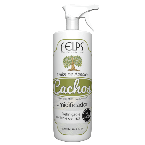 Umidificador de Cachos Felps Azeite de Abacate 500gr Umidificador de Cachos Felps Azeite de Abacate 500gr