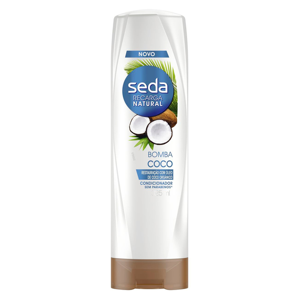 Condicionador Seda Recarga Natural Bomba de Coco 325ml Condicionador Seda Recarga Natural Bomba de Coco 325ml