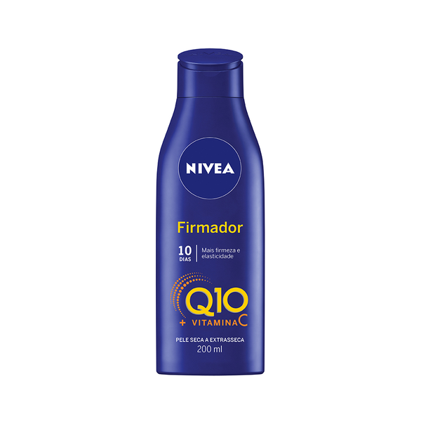 Loção Hidratante Corporal Nivea Firmador Q10 Plus Vitamina C pele seca 200ml Loção Hidratante Corporal Nivea Firmador Q10 Plus Vitamina C pele seca 200ml