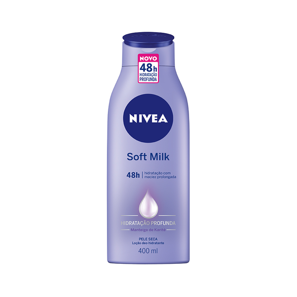Loção Hidratante Nivea Soft Milk 400ml Loção Hidratante Nivea Soft Milk 400ml