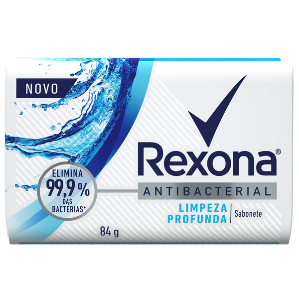 Sabonete Antibacterial Rexona Limpeza Profunda 84gr Sabonete Antibacterial Rexona Limpeza Profunda 84gr