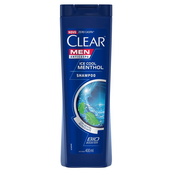 Shampoo Anticaspa Clear Men Ice Cool Menthol 400ml Shampoo Anticaspa Clear Men Ice Cool Menthol 400ml