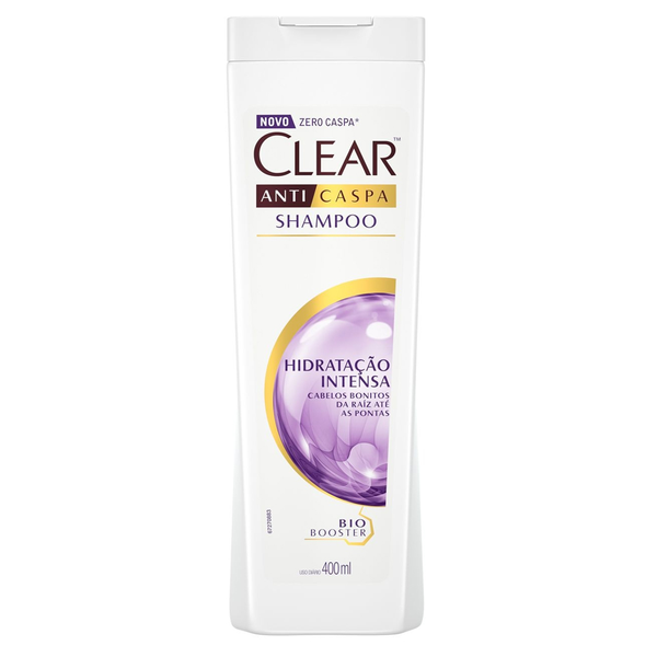 Shampoo Anticaspa Clear Hidratação Intensa 400ml Shampoo Anticaspa Clear Hidratação Intensa 400ml