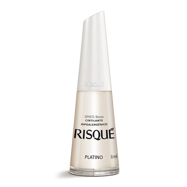 Esmalte Cintilante Risqué Platino 8ml Esmalte Cintilante Risqué Platino 8ml