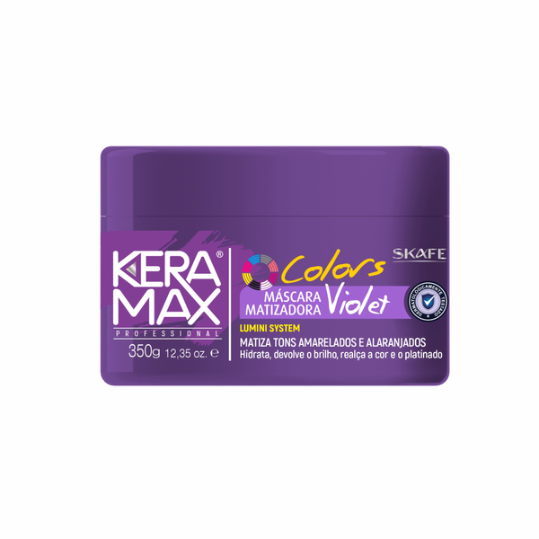Máscara Matizadora Skafe Keramax Colors Violet 350gr Máscara Matizadora Skafe Keramax Colors Violet 350gr