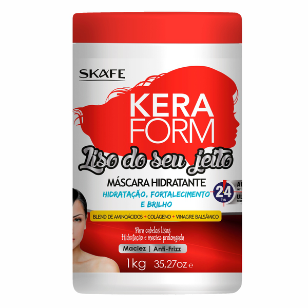 Máscara Hidratante Skafe Keramax Liso do seu Jeito 1kg Máscara Hidratante Skafe Keramax Liso do seu Jeito 1kg