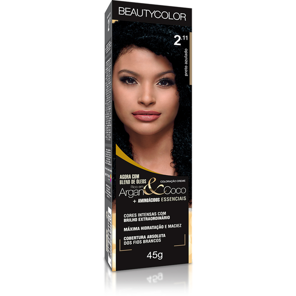 Coloração Beautycolor Individual Preto Azulado - 2.11 Coloração Beautycolor Individual Preto Azulado - 2.11